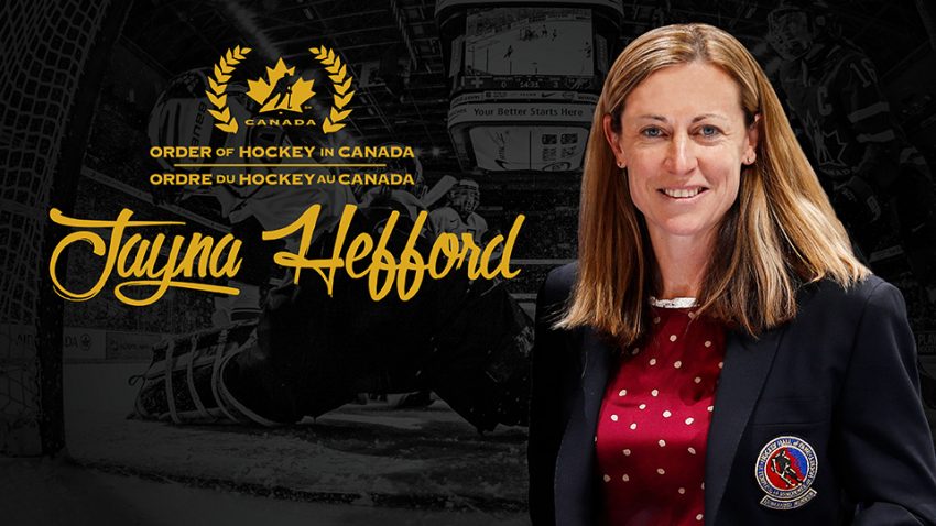 Jayna Hefford Named to the Order of Hockey in Canada