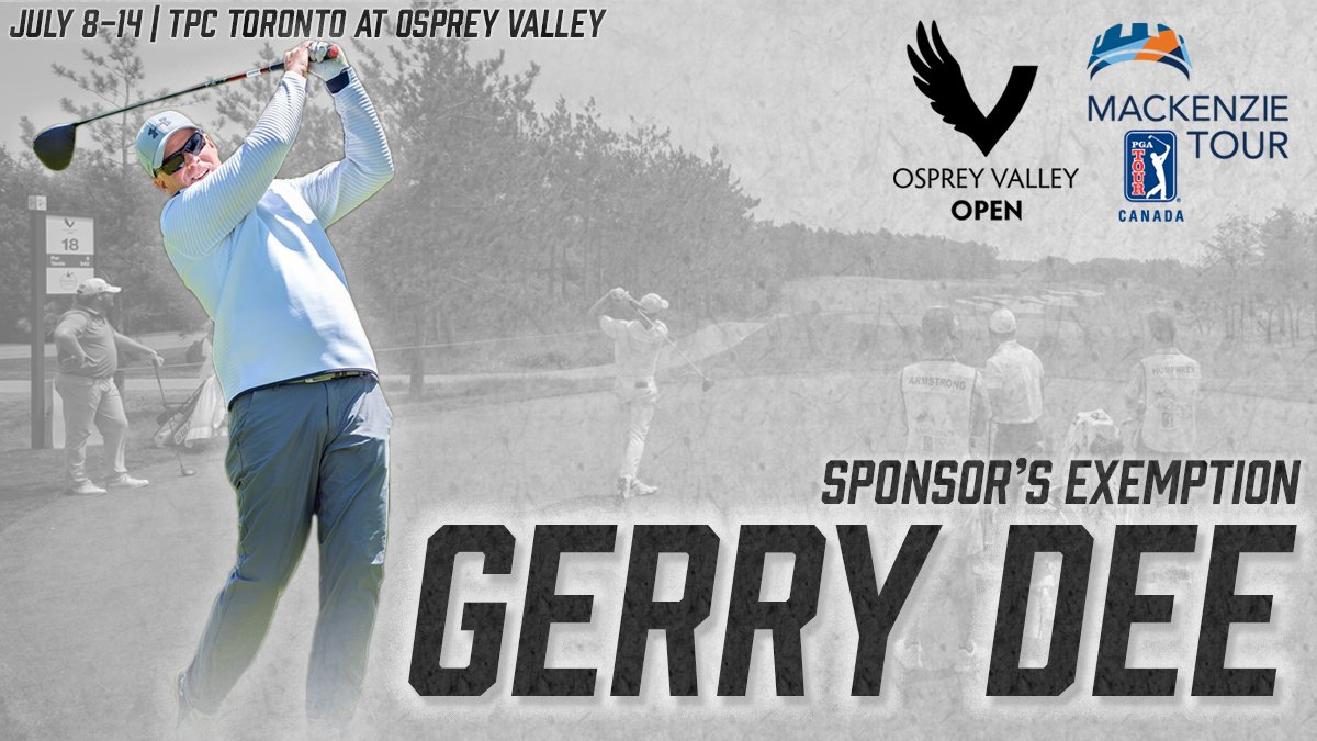 Gerry Dee to compete in Osprey Valley Open