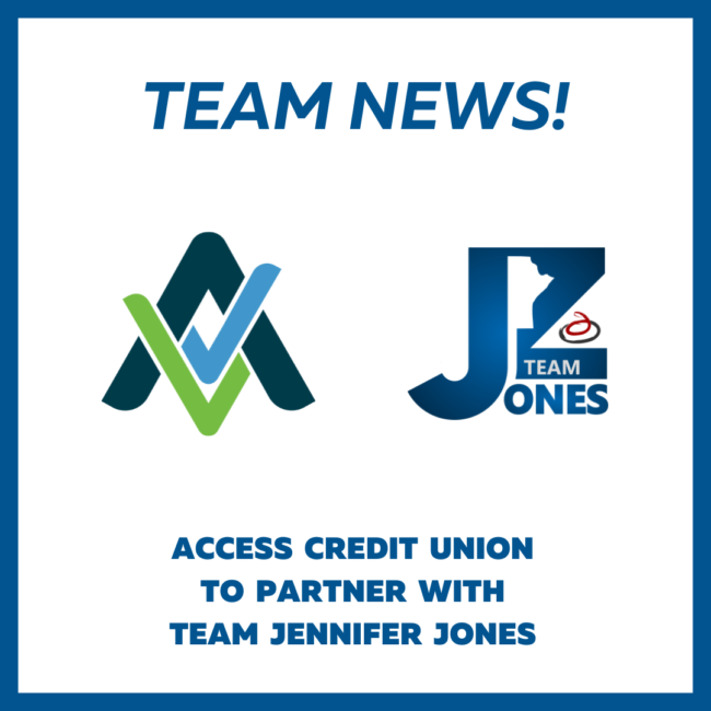 Team Jennifer Jones Announces Partnership with Access Credit Union
