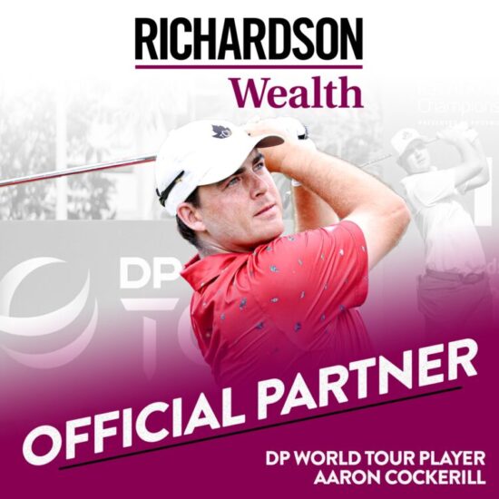 Aaron Cockerill Partners with Richardson Wealth on Full Brand Takeover of Golf Bag